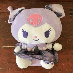 Sanrio Kuromi 14” Plush in School Uniform